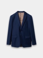 Traje de corte regular en mezcla de lana