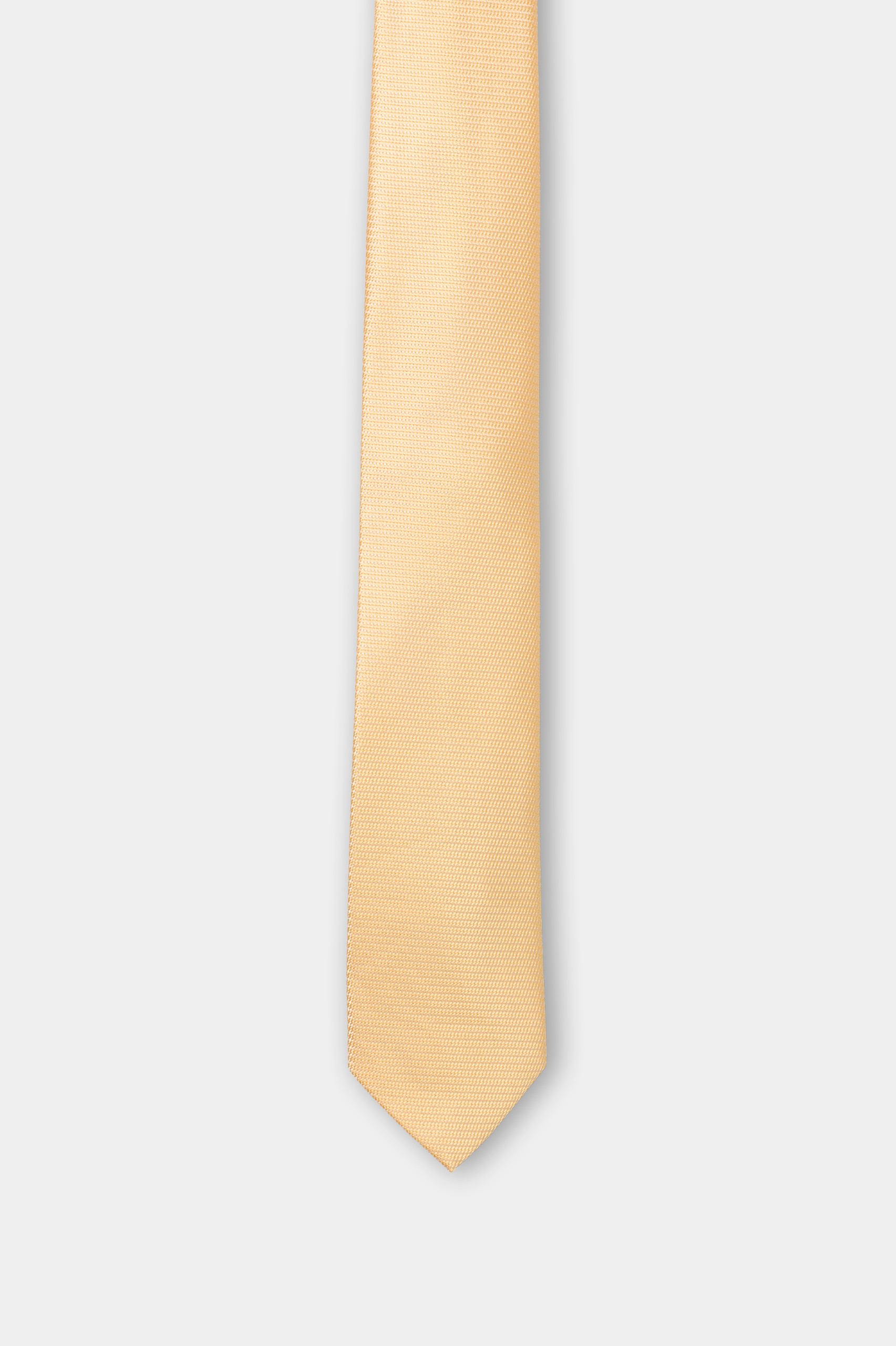 Corbata amarilla lisa