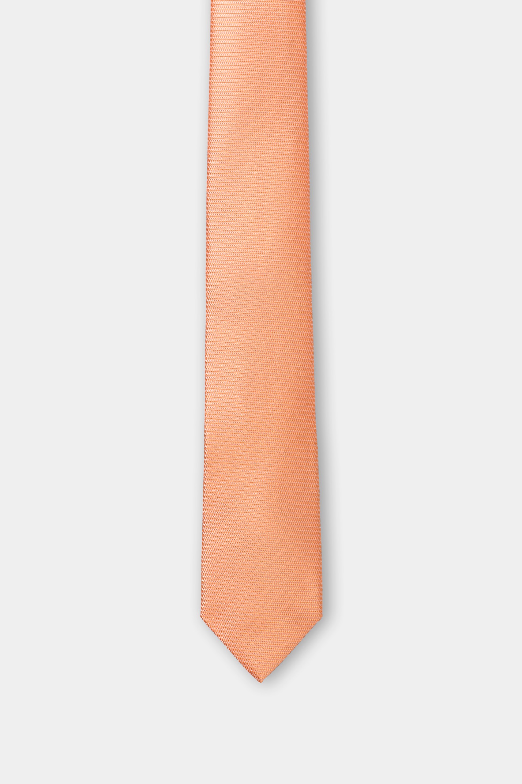 Corbata naranja lisa