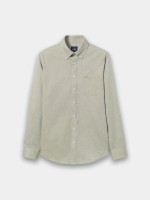 Camisa caqui de manga comprida