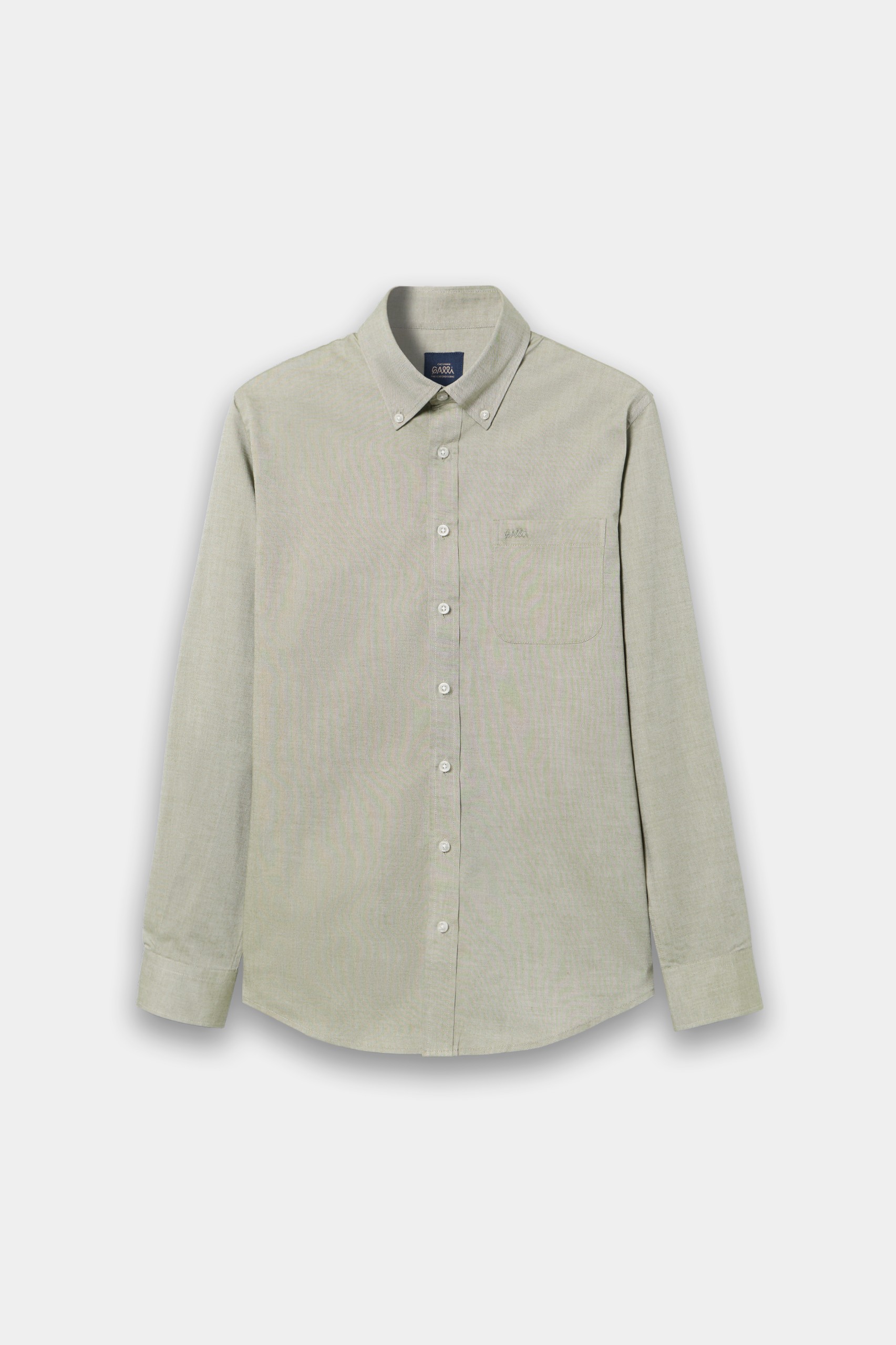 Camisa caqui de manga larga