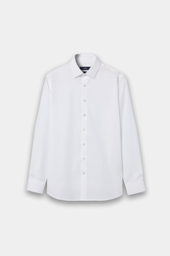Camisa Lisa Popeline Non-Iron Slim Fit
