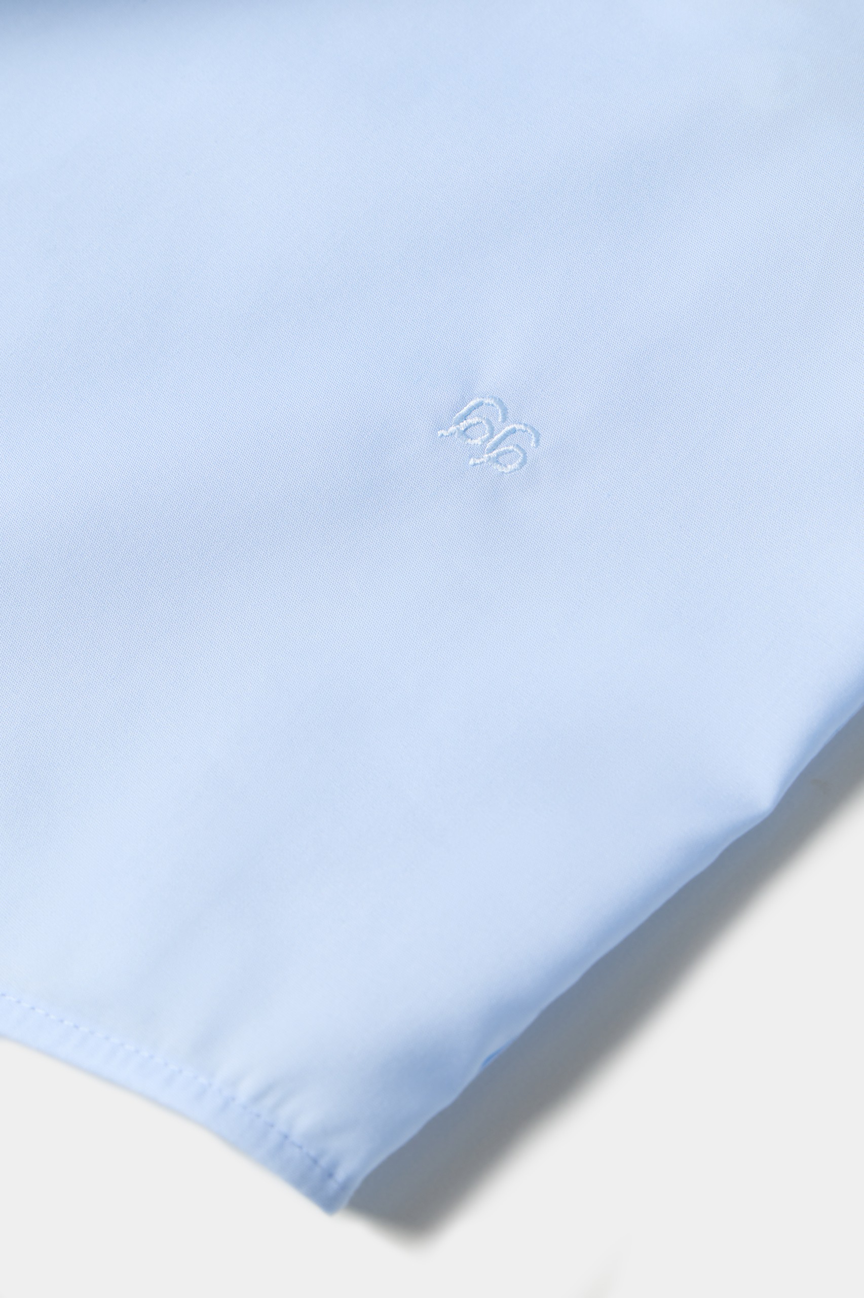Camisa azul de corte regular Non Iron