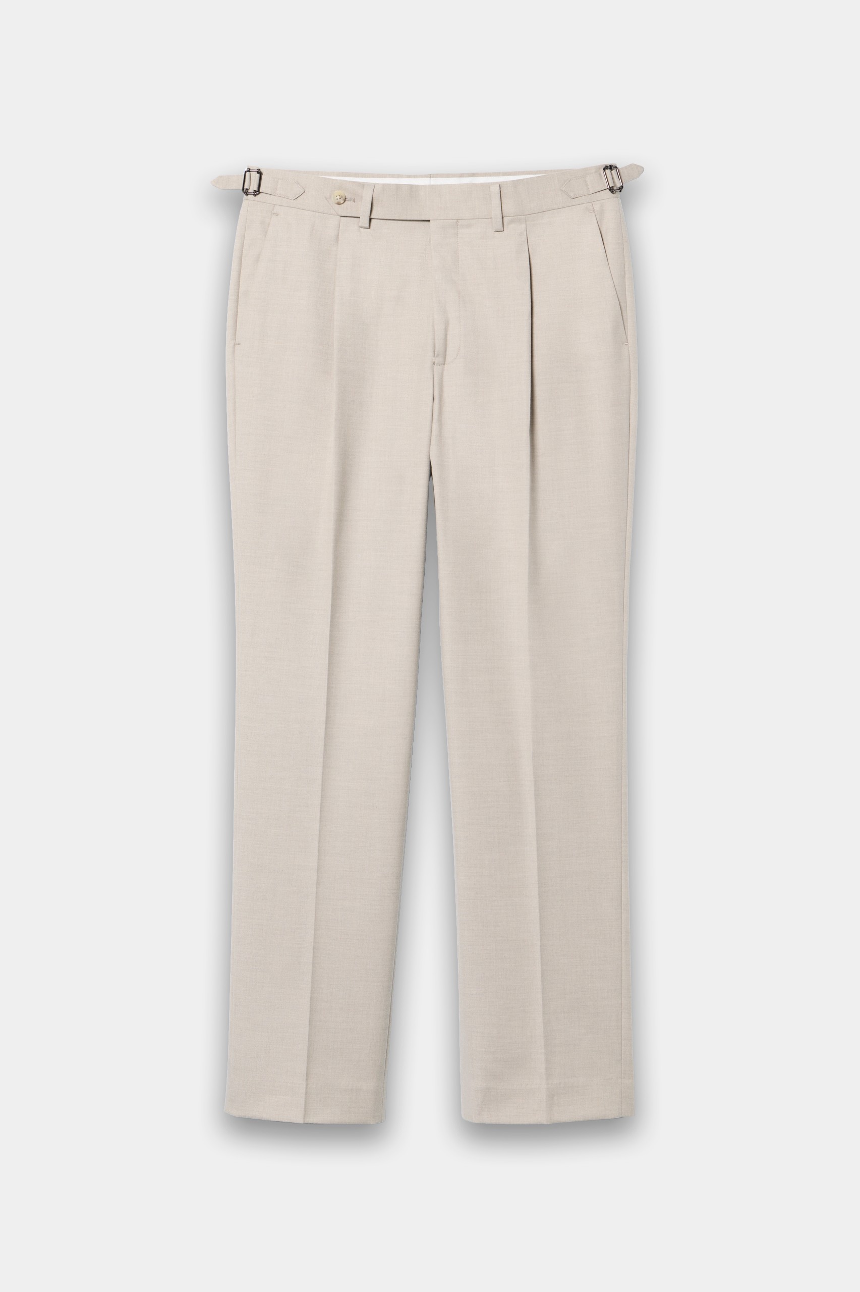 Pantalones plisados de corte sastre