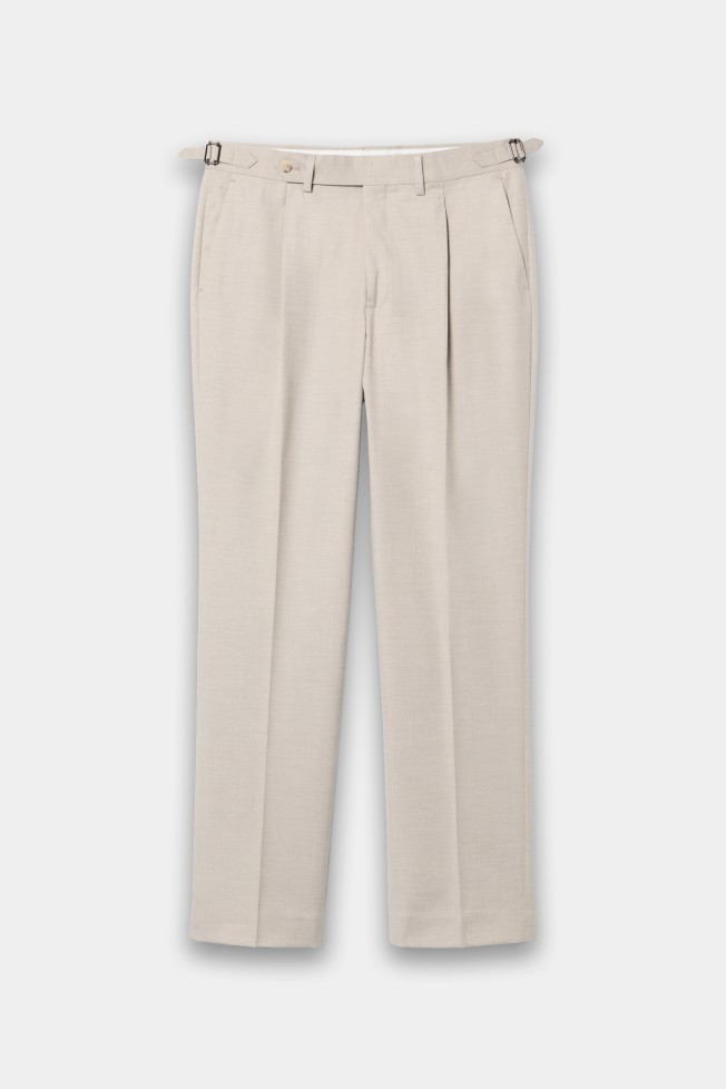 Calça com pregas tailored fit Calça com pregas tailored fit