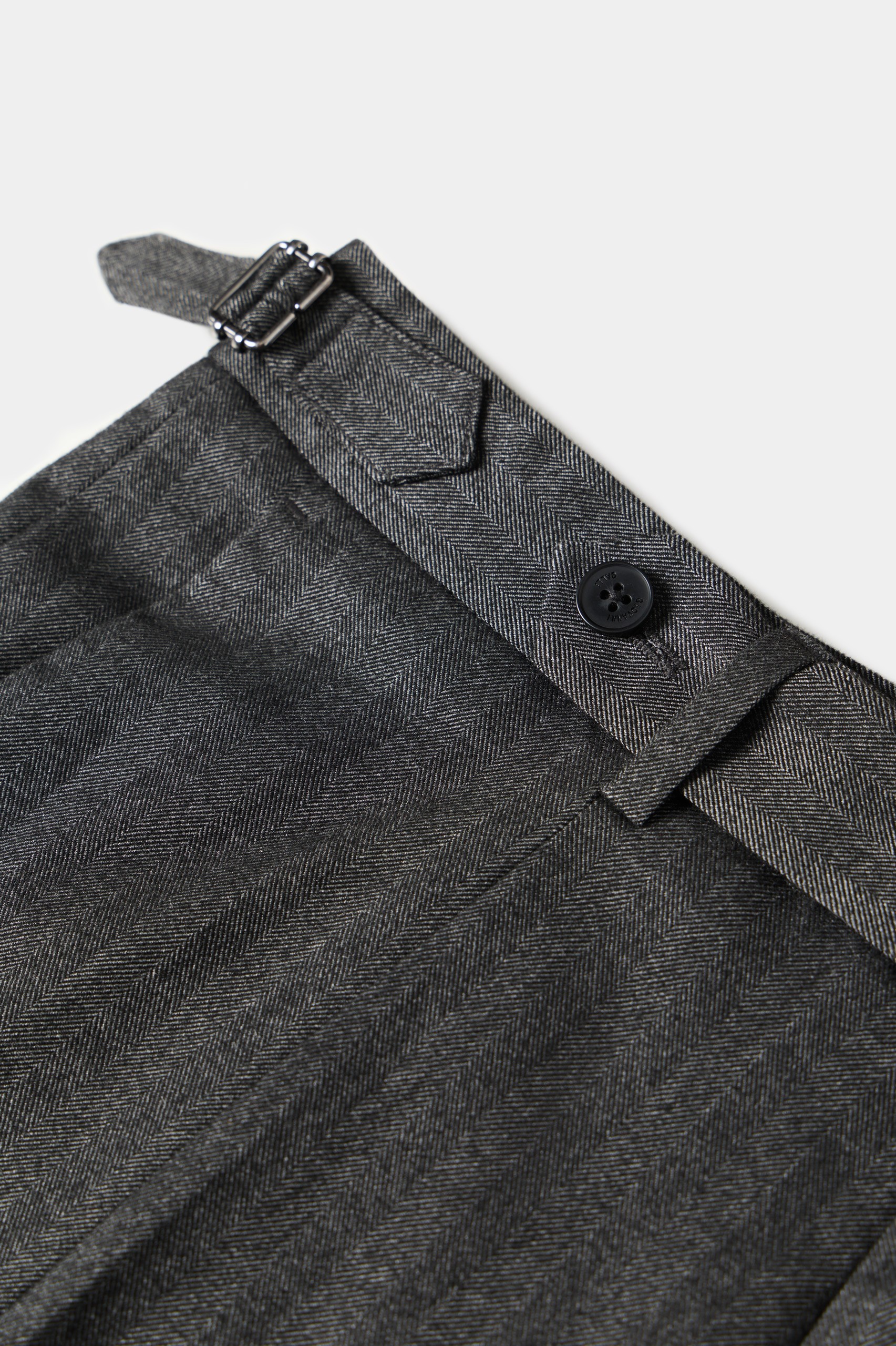 Pantalones chinos grises de corte sastre