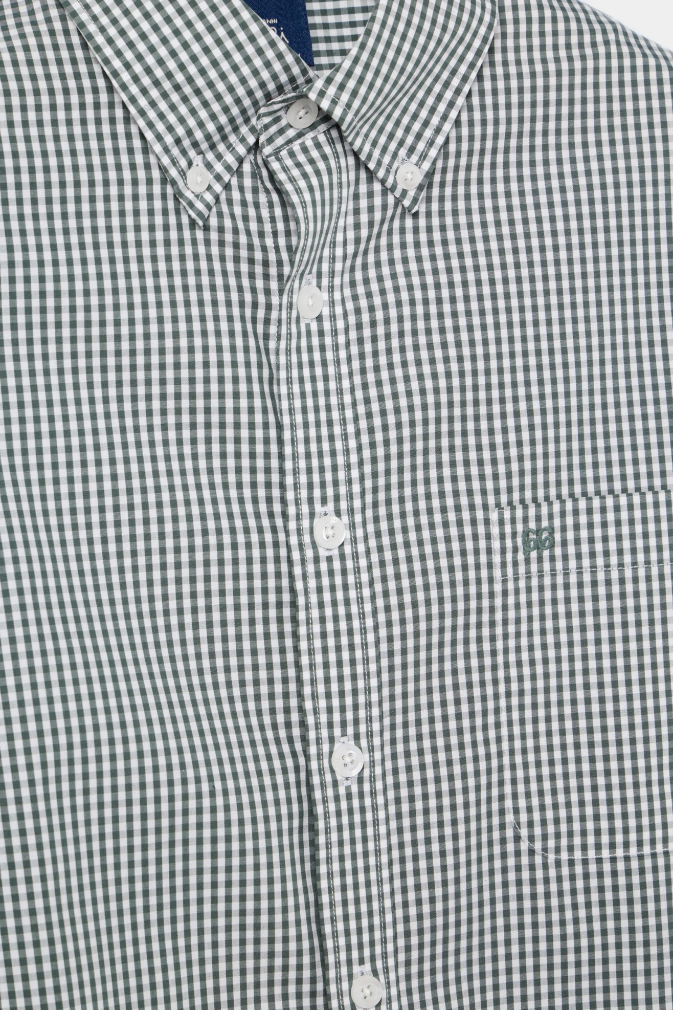 Camisa popeline regular fit em verde
