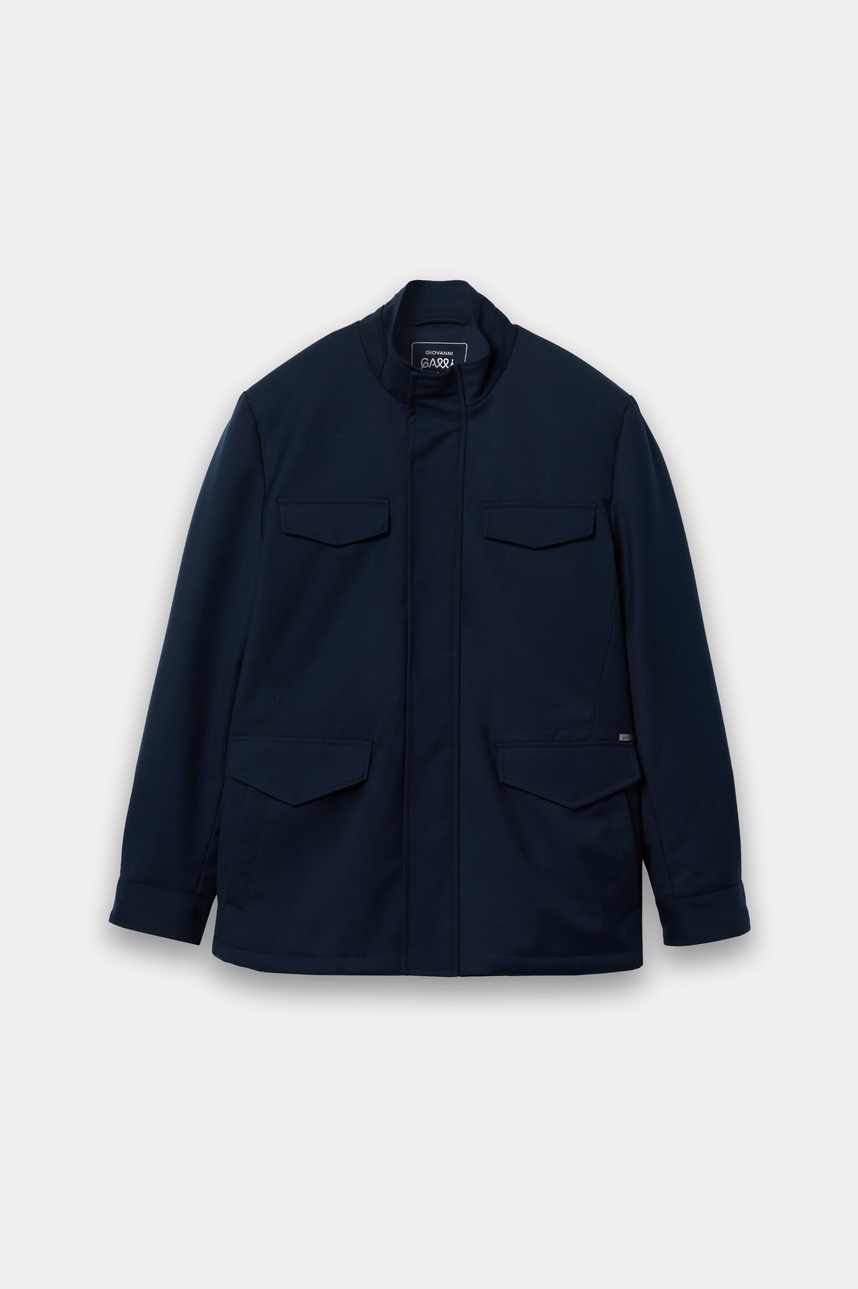 Chaqueta safari en azul marino