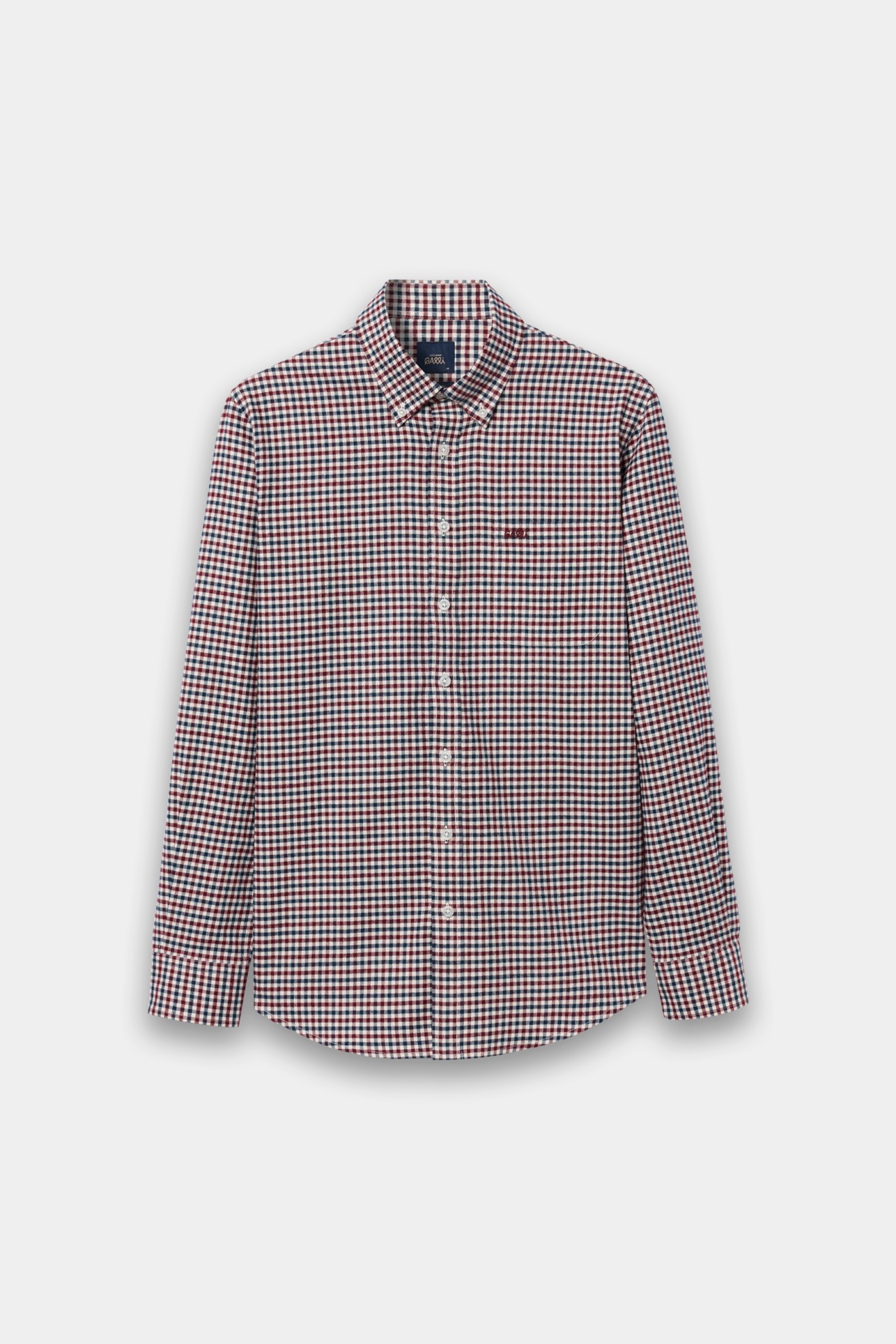 Camisa xadrez vermelha 100% algod�o