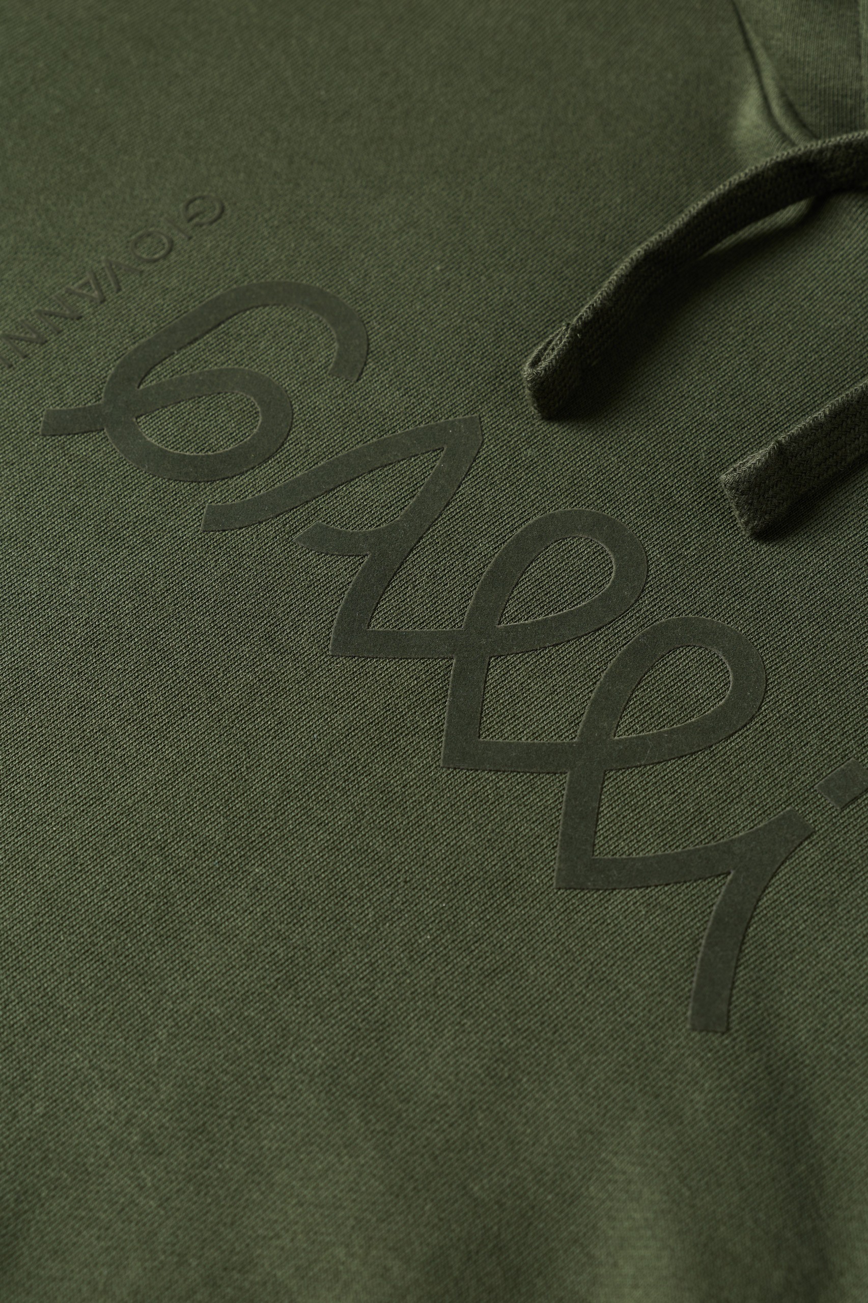 Sudadera con capucha verde 100% algodón