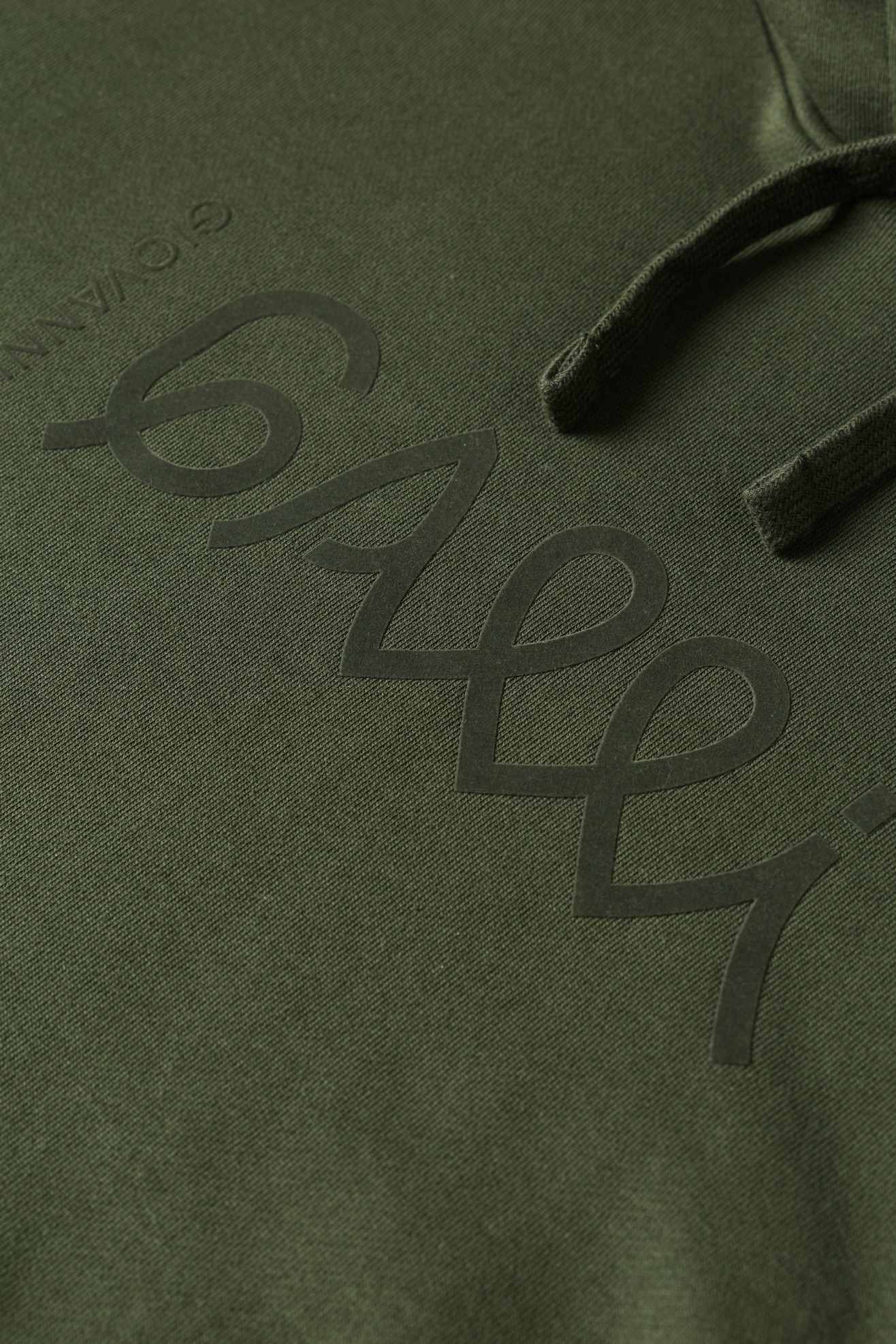 Sudadera con capucha verde 100% algodón