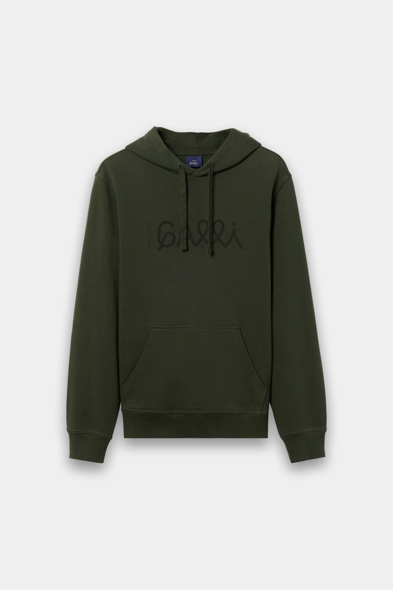 Sudadera con capucha verde 100% algodón