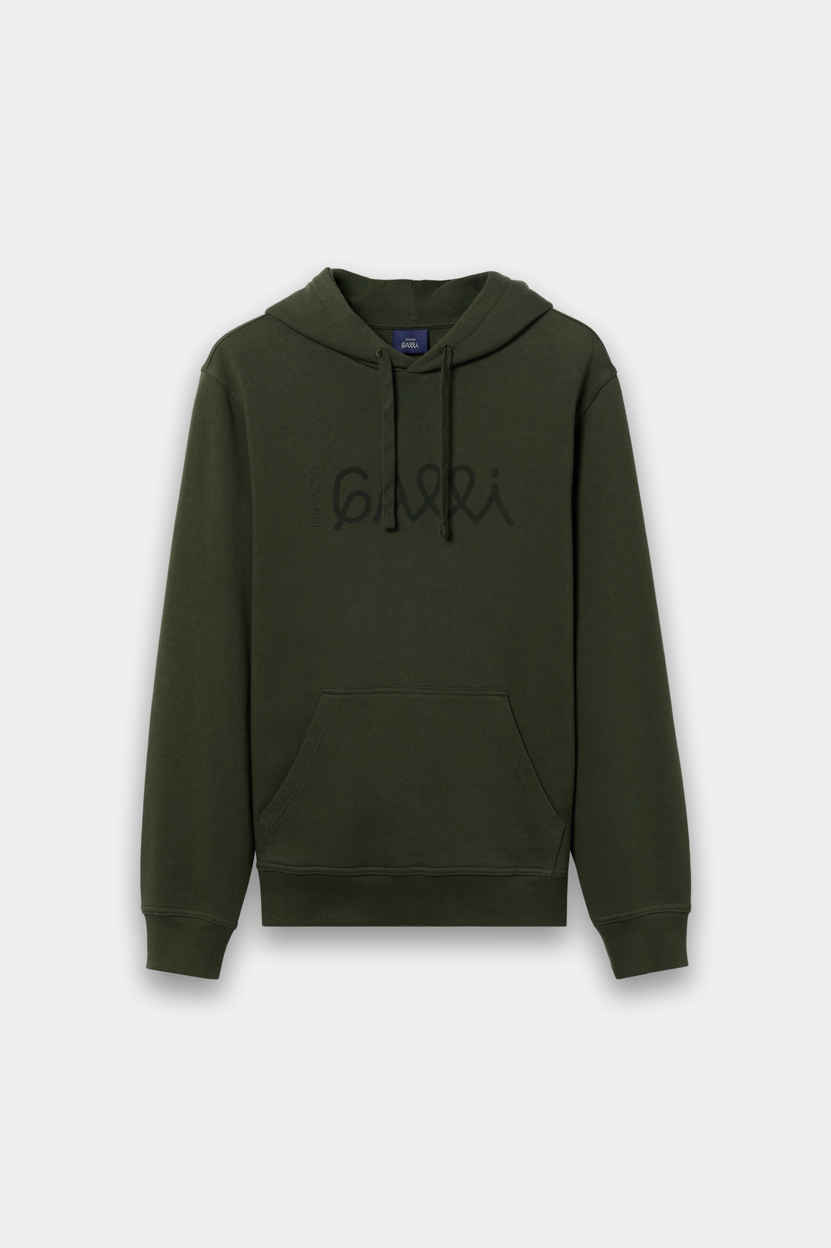 Sudadera con capucha verde 100% algodón