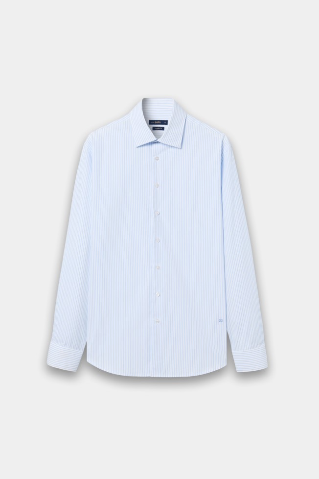 Camisa clássica às riscas Camisa clássica às riscas