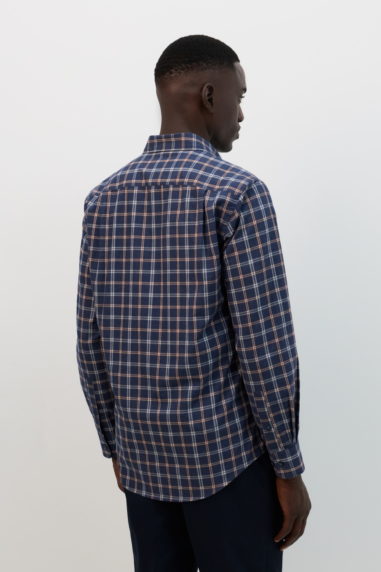 Camisa xadrez regular fit 100% algod�o