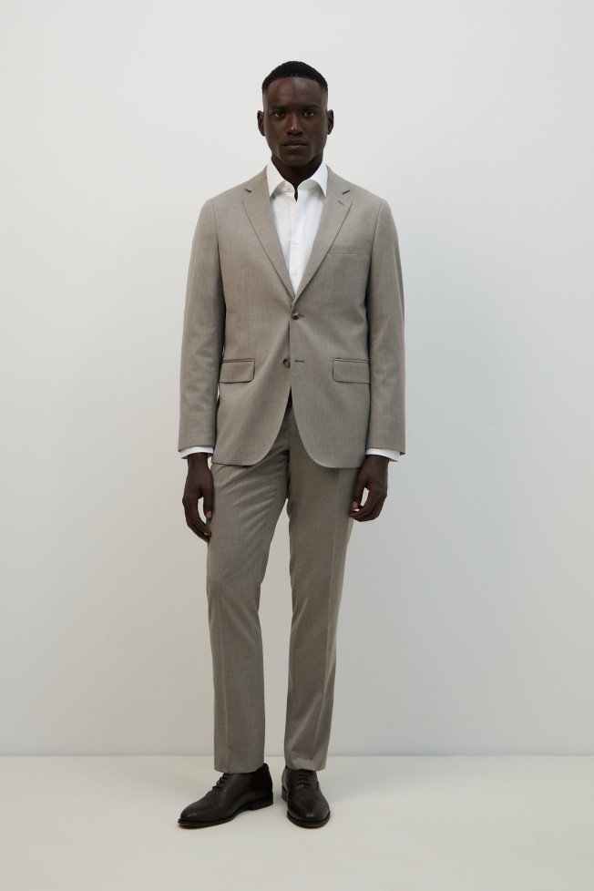 Fato bege slim fit Fato bege slim fit