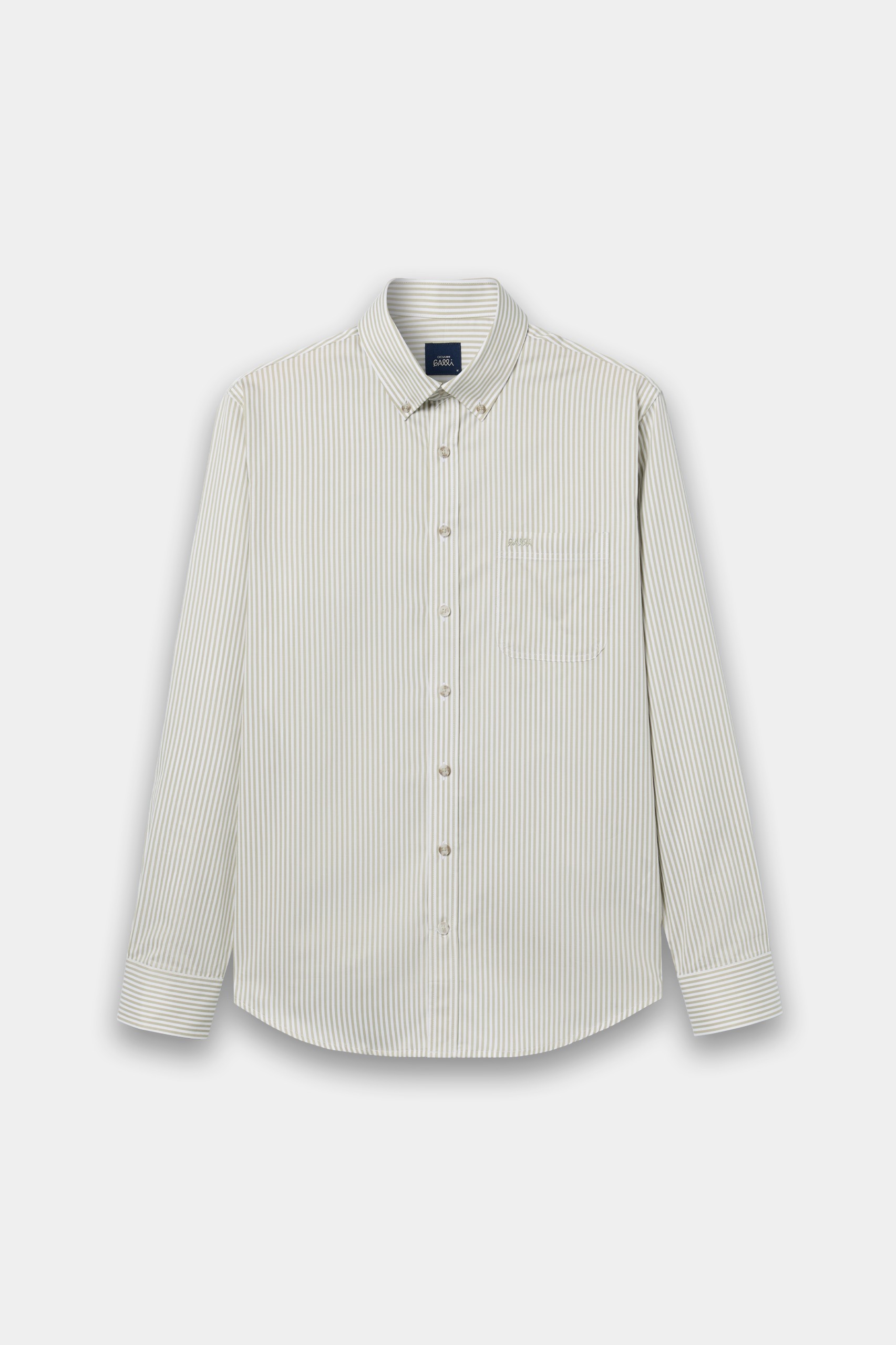 Camisa a rayas de corte regular