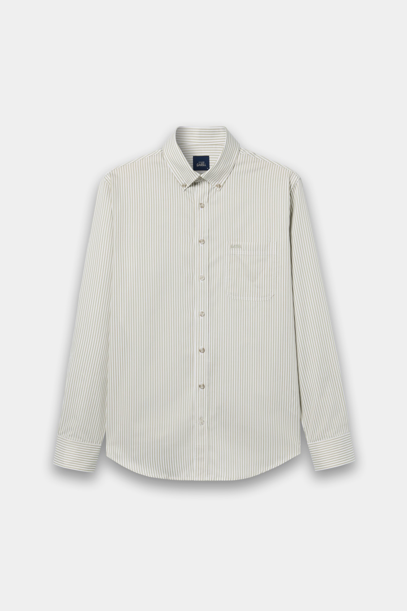 Camisa �s riscas regular fit