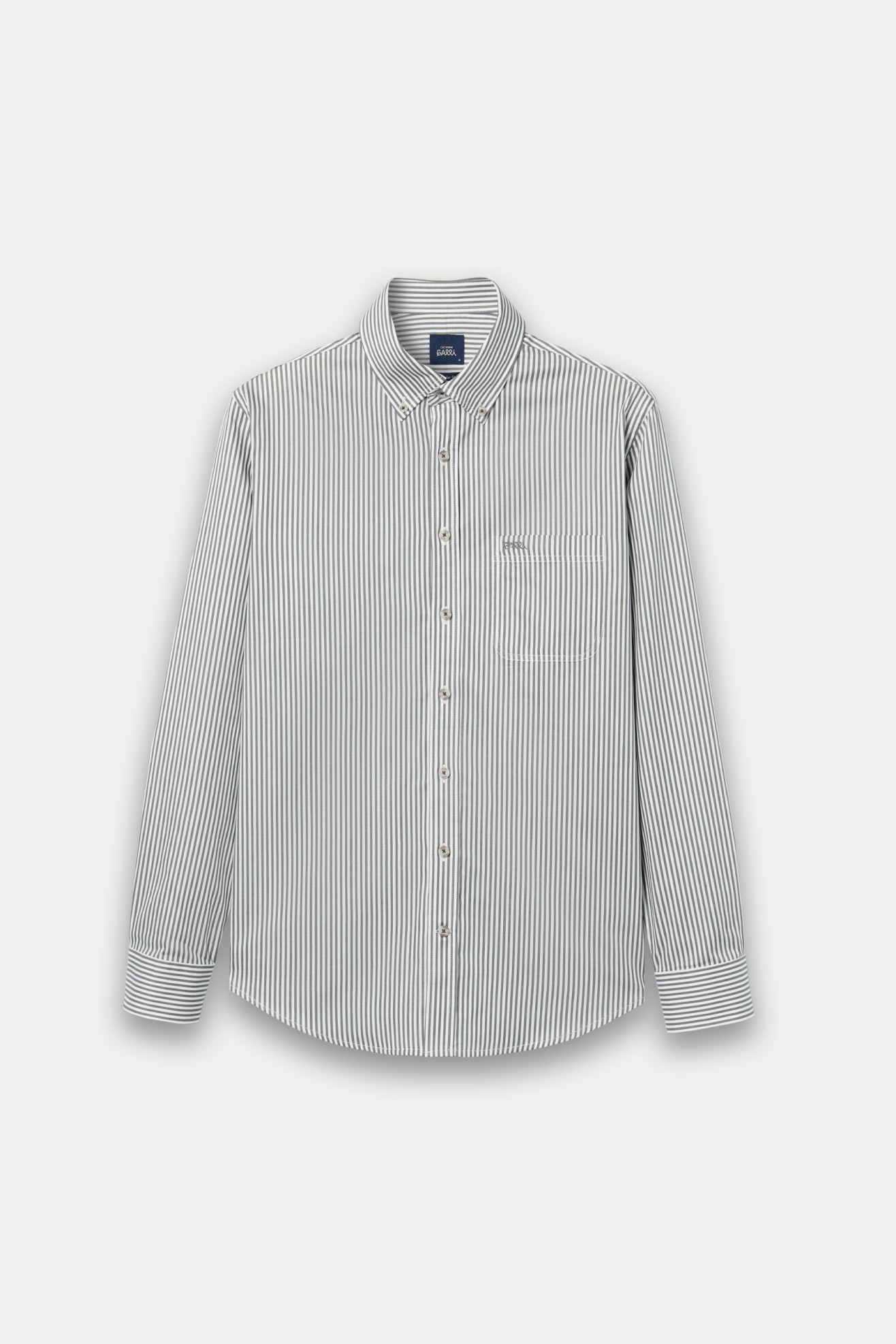 Camisa �s riscas regular fit