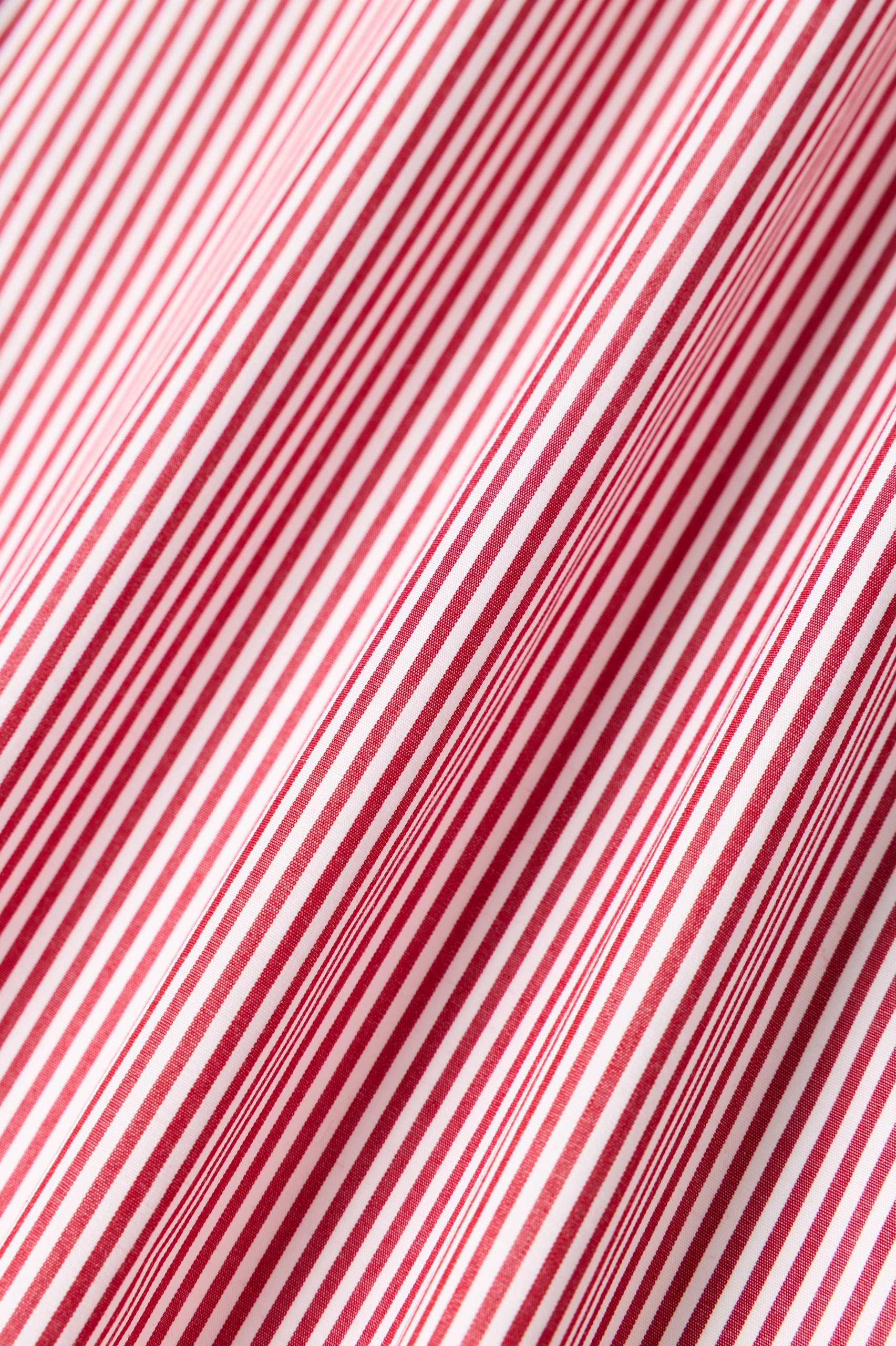 Camisa de rayas rojas 100% algodón