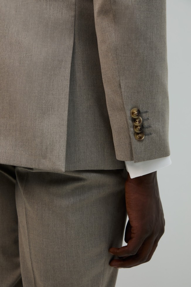 Fato bege slim fit Fato bege slim fit