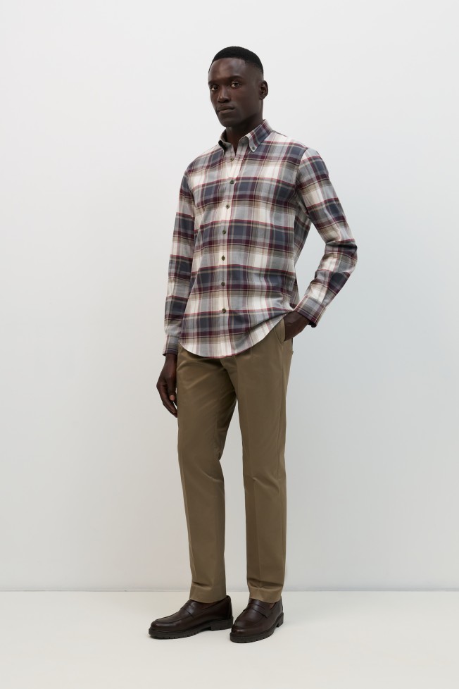 Camisa de manga comprida regular fit Camisa de manga comprida regular fit