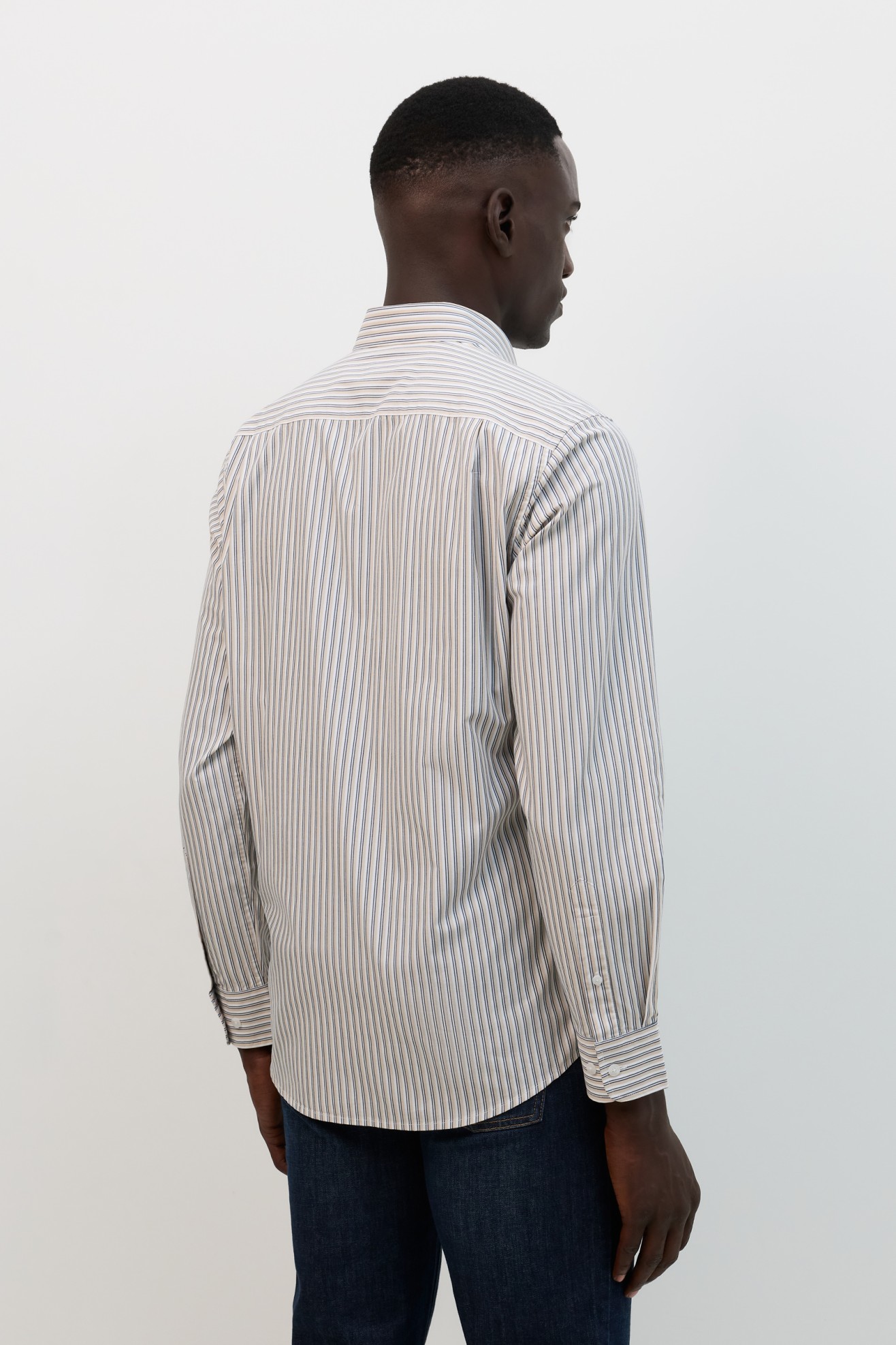 Camisa de rayas de corte regular