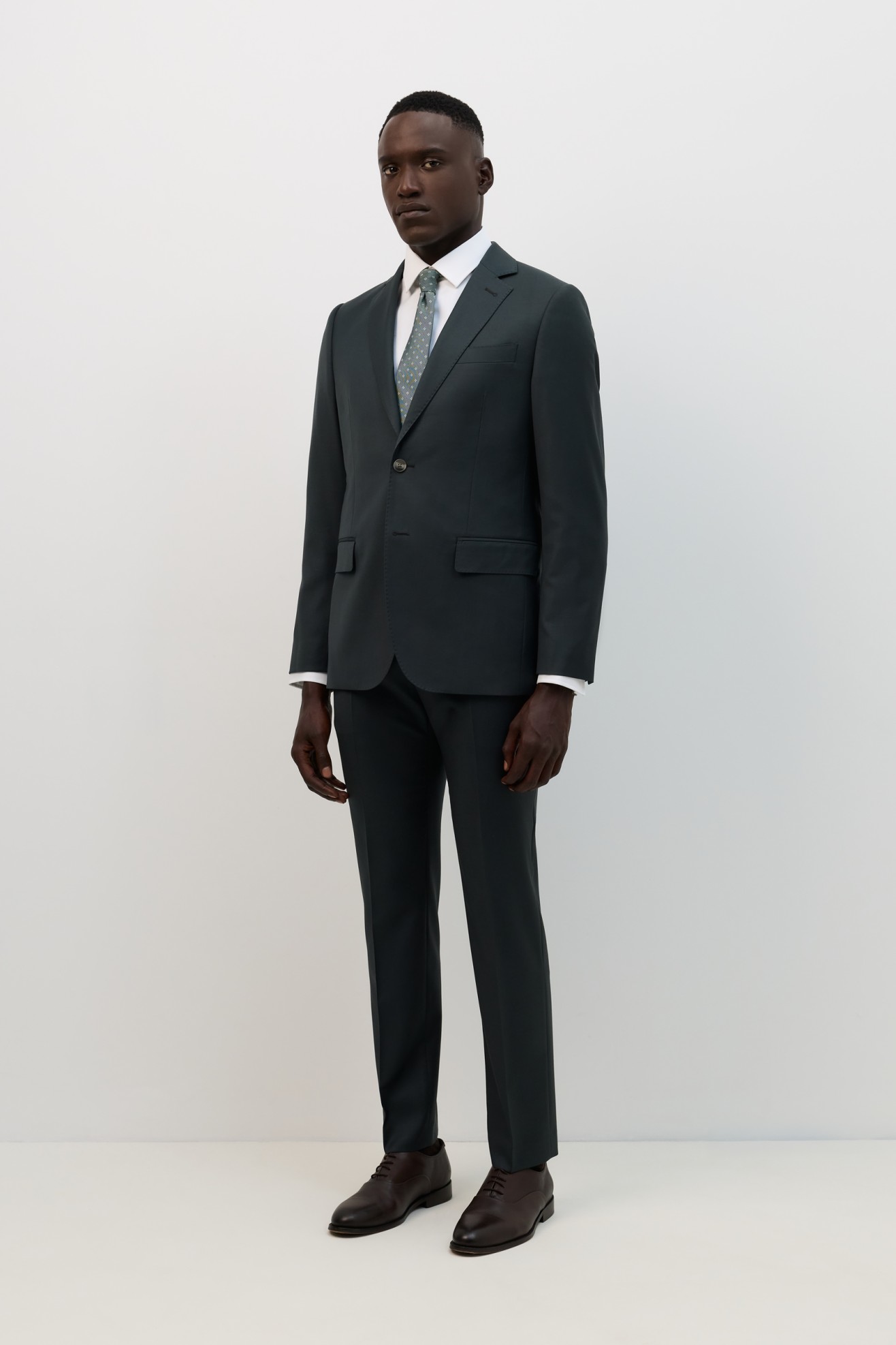 Fato slim fit com l�
