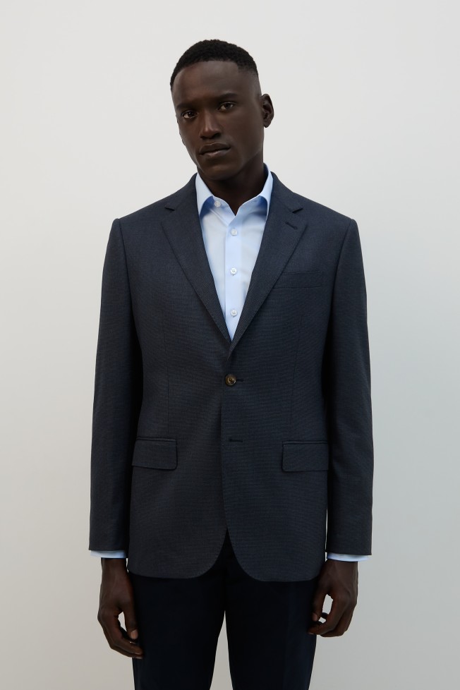 Blazer regular fit azul-marinho Mix & Match Blazer regular fit azul-marinho Mix & Match