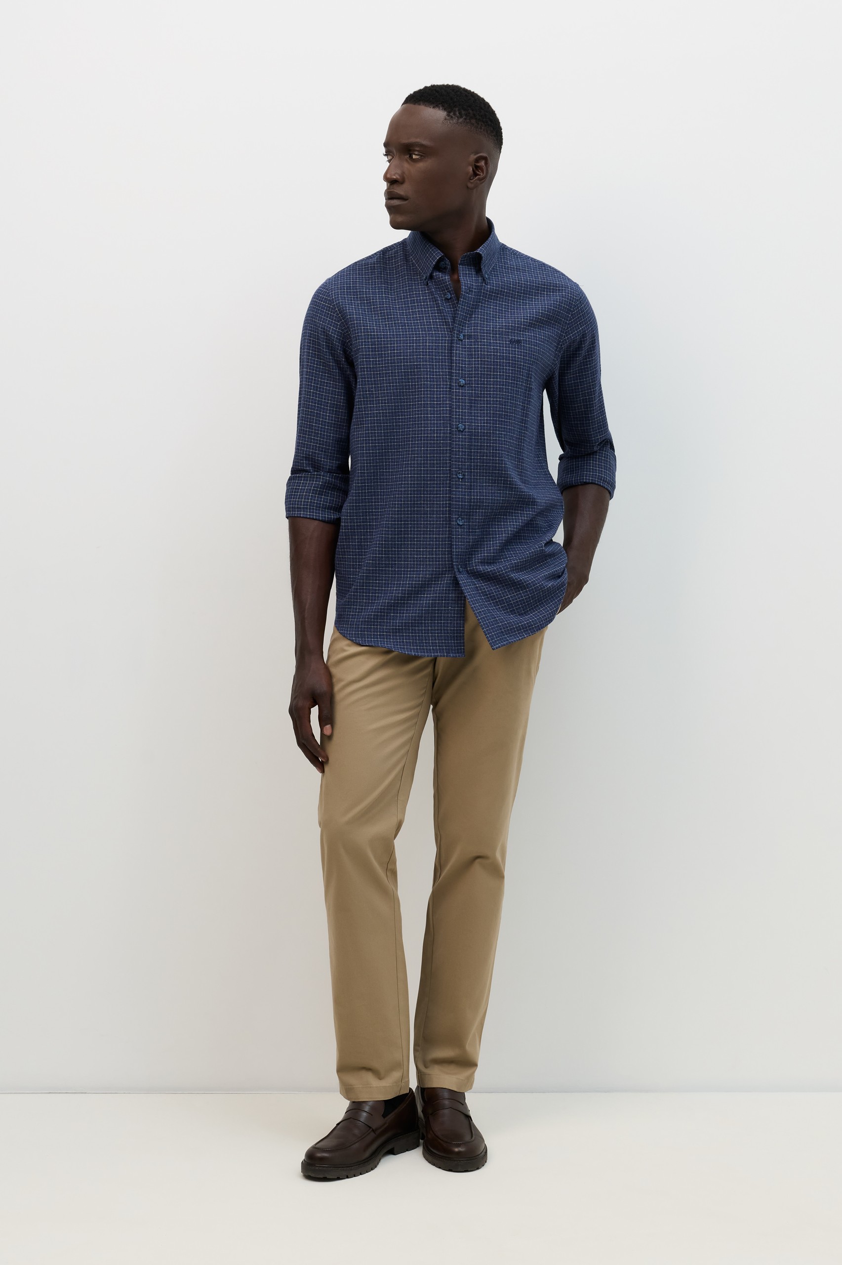 Camisa a cuadros Vaiela, corte regular