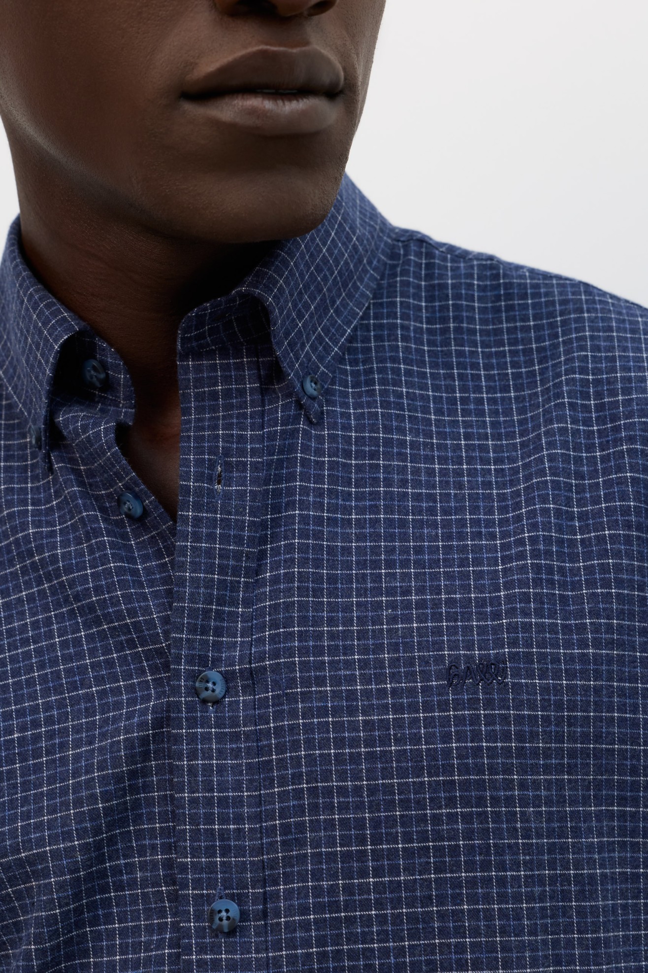 Camisa vaiela aos quadrados regular fit