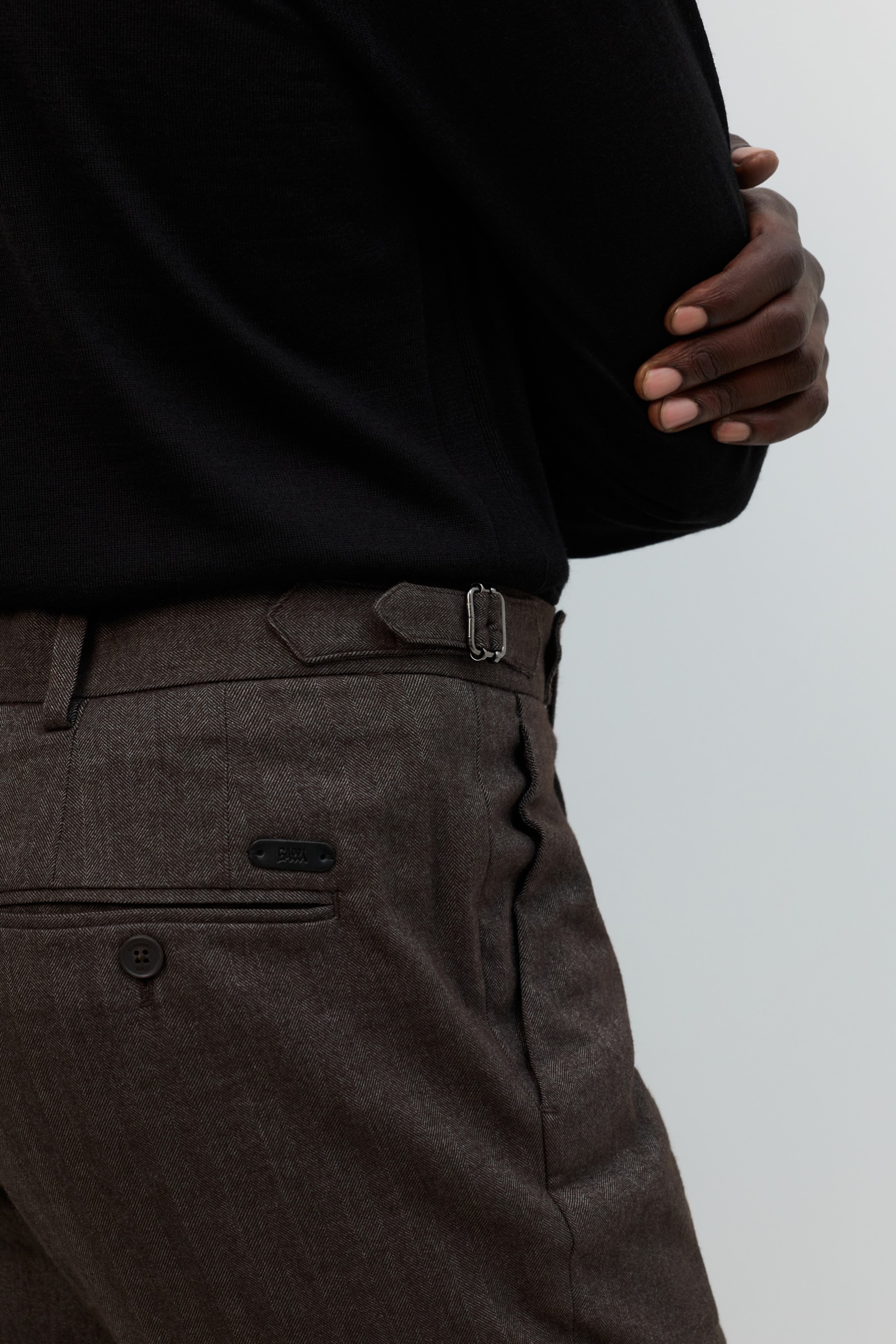 Pantalones chinos marrones a medida