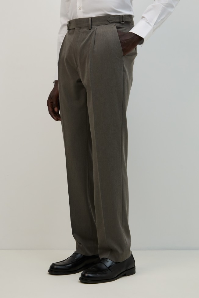 Calça com prega Mix & Match Machine Washable e Easy Care Tailored Calça com prega Mix & Match Machine Washable e Easy Care Tailored