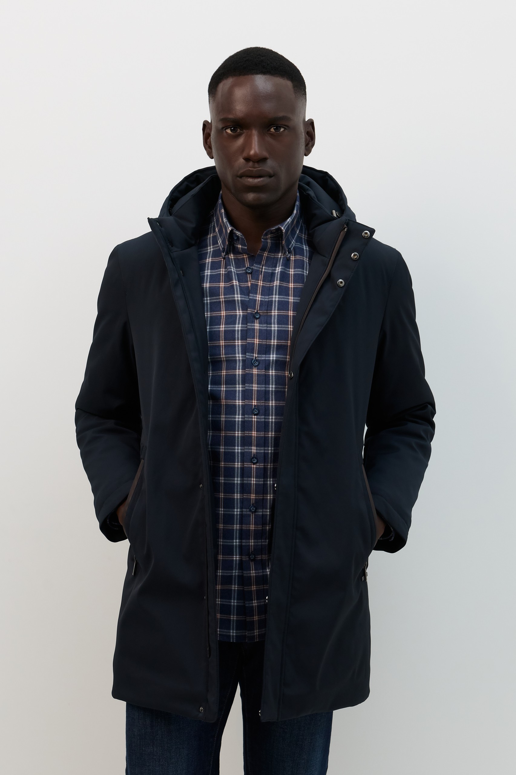 Parka de tejido técnico
