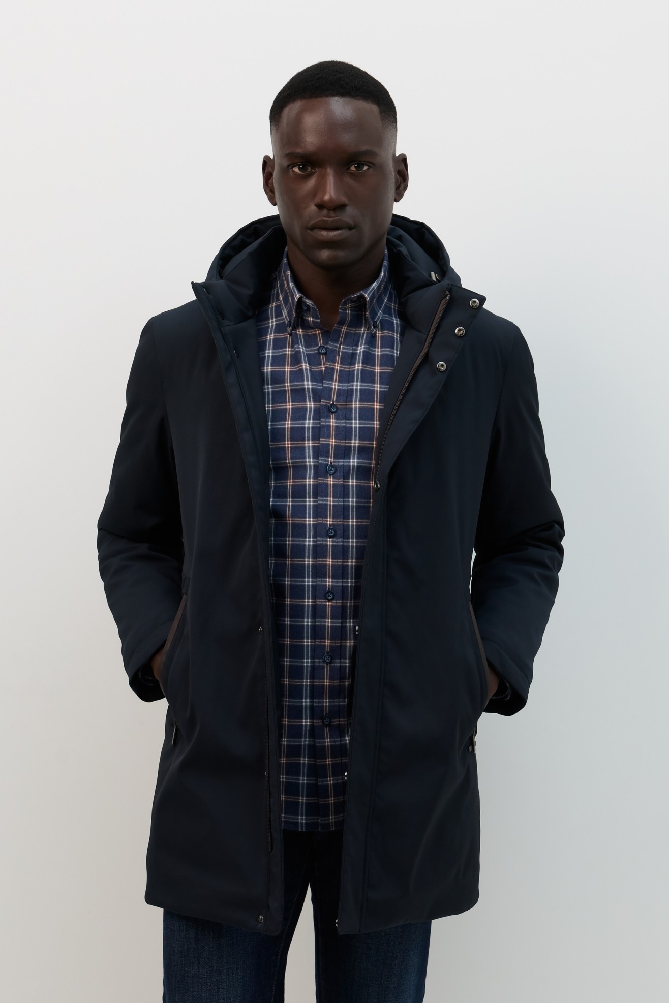 Parka de tejido técnico