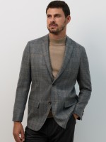 Blazer xadrez regular fit em l�