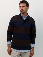 Polo rugby azul marino