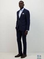 Fato Machine Washable e Non Iron Slim Fit