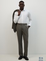 Cal�a com prega Mix & Match Machine Washable e Easy Care Tailored
