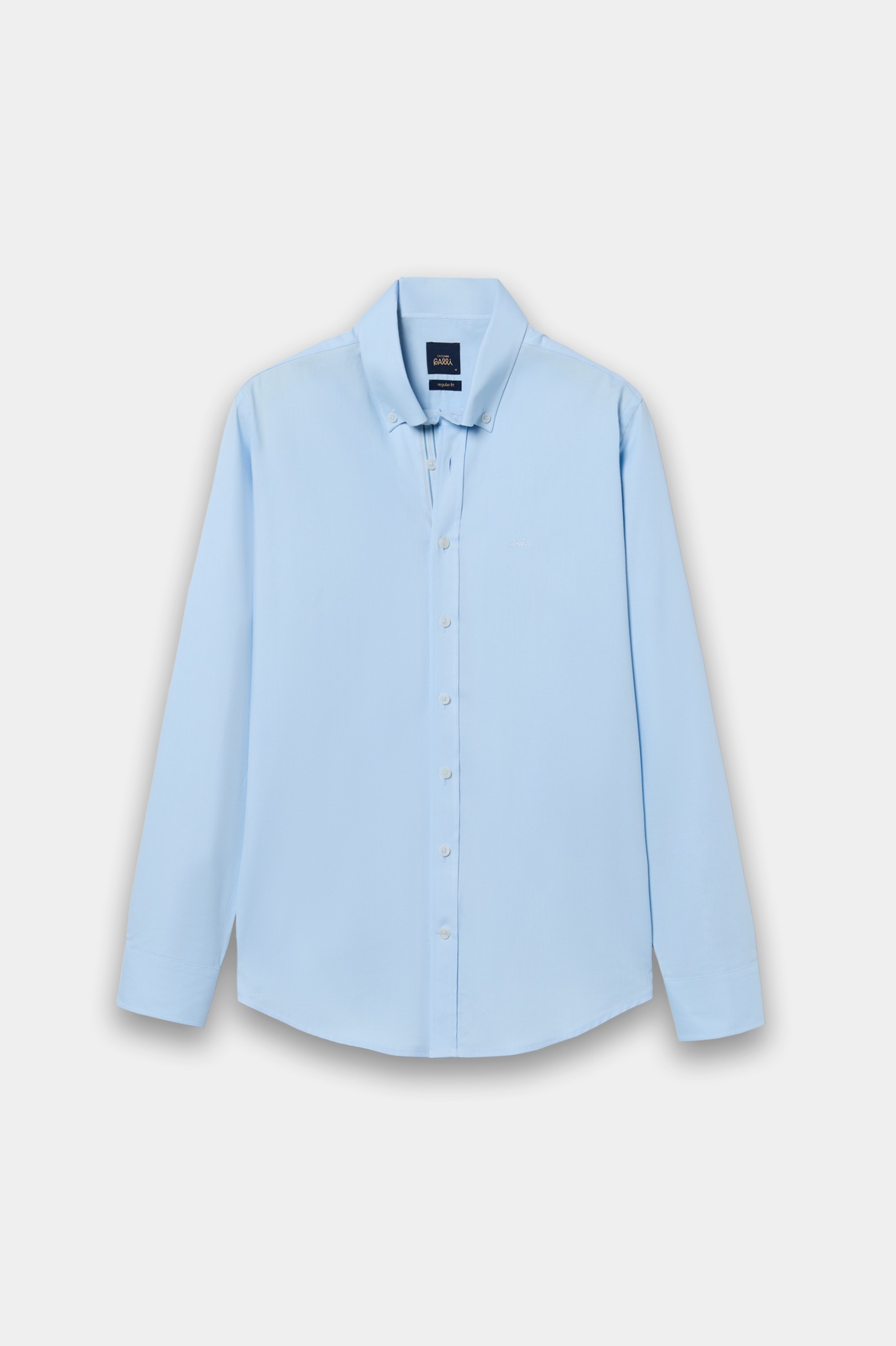 Camisa Oxford de corte regular en azul