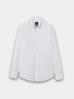 Camisa Oxford regular fit em branco