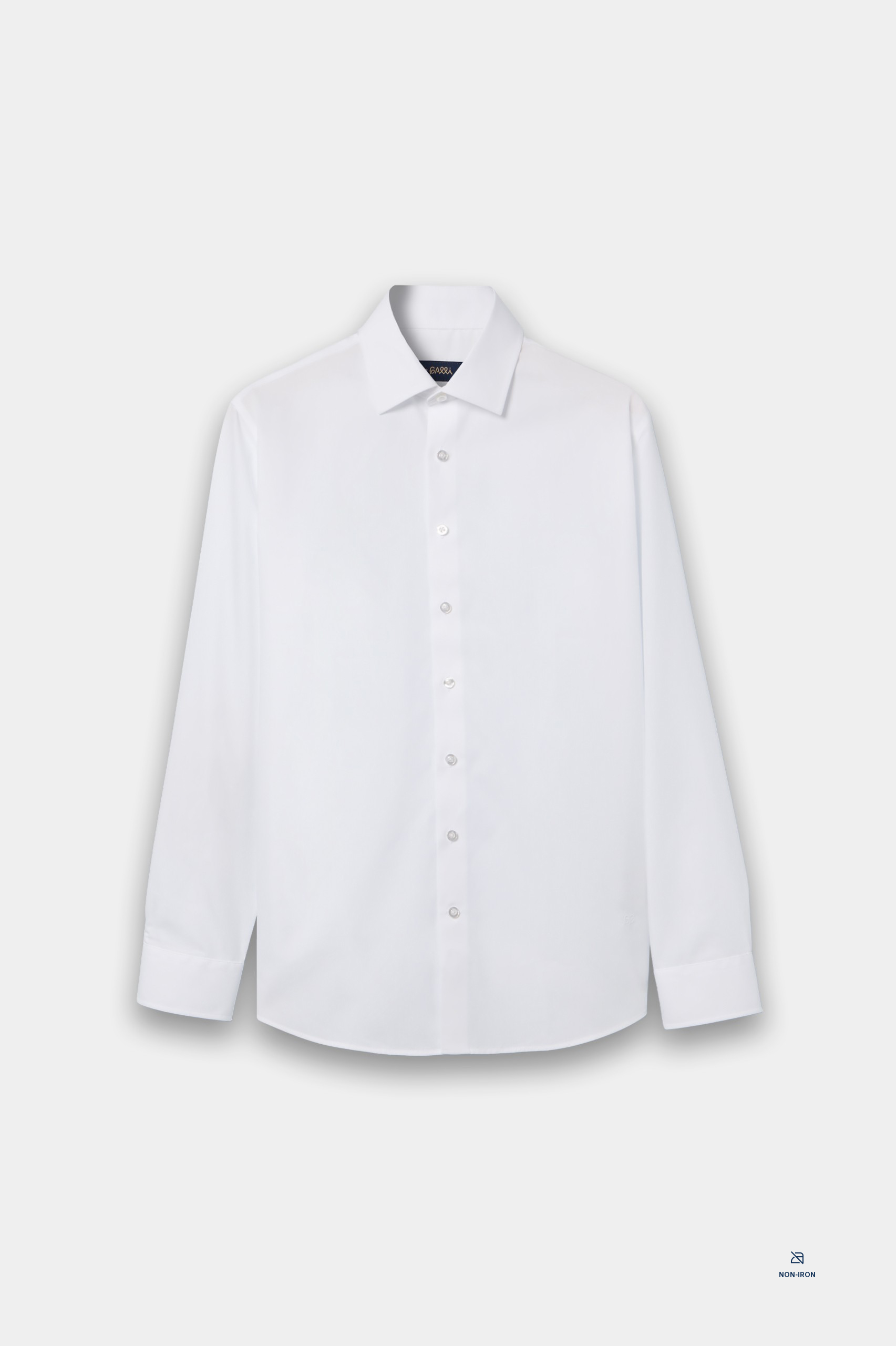 Camisa blanca de corte regular Non Iron