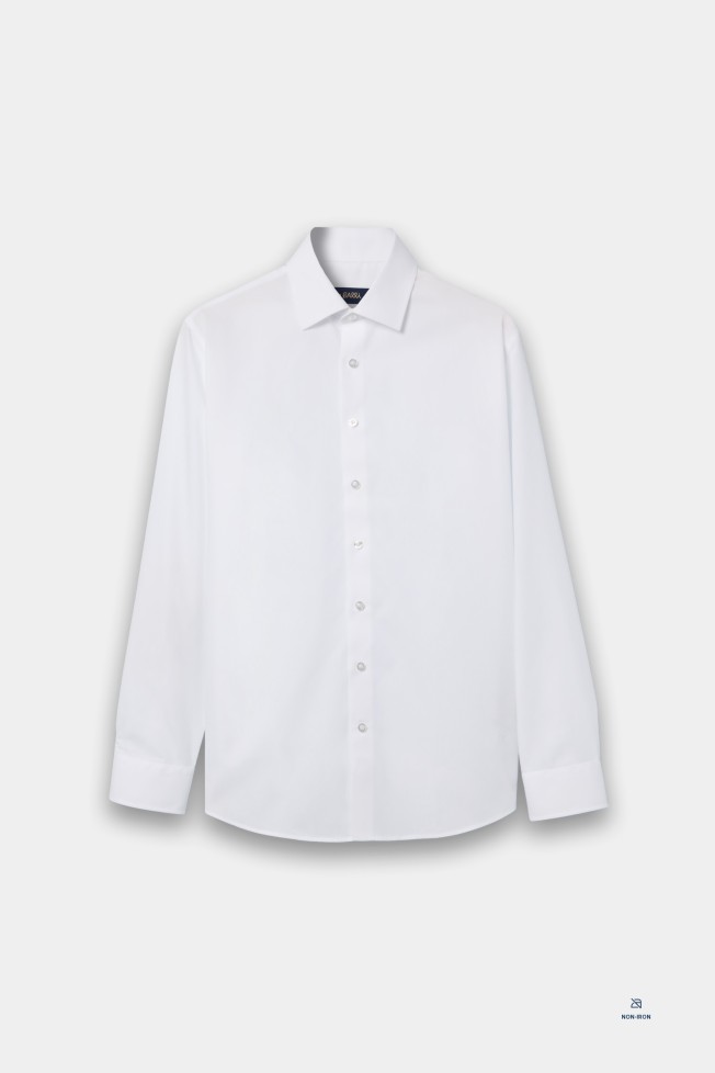 Camisa Non Iron regular fit branca