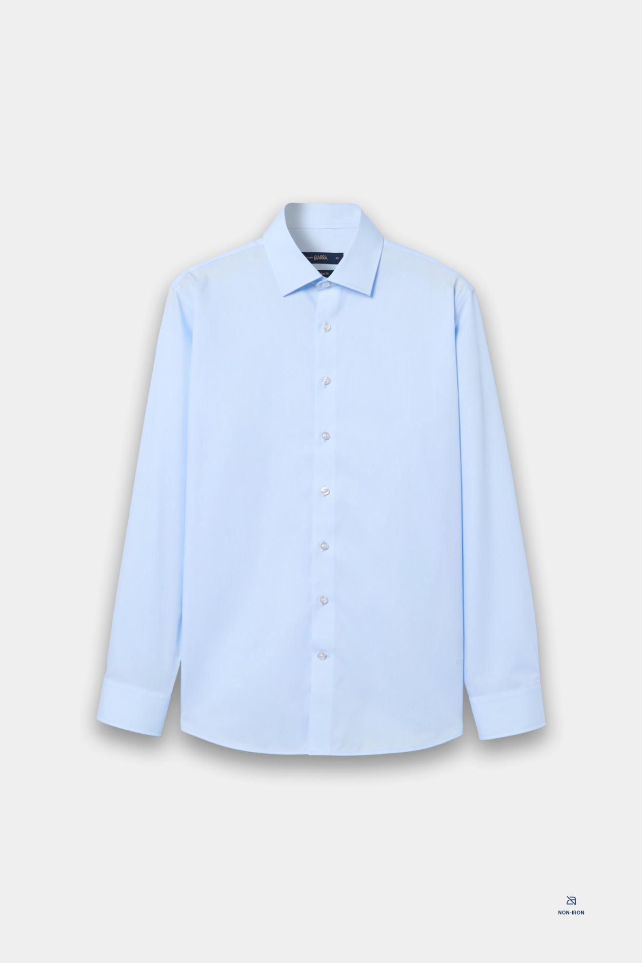 Camisa Non Iron regular fit azul